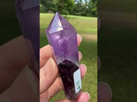 Double Terminated Phantom Amethyst Scepter Wand #18