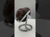 Black Moonstone Heart