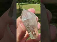 Double Terminated Prasiolite Scepter Wand #4