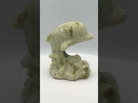 Lantian Jade Carved Dolphin #1