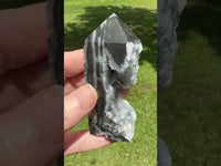Black Chalcedony Sphalerite Obelisk Tower #4