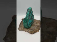 Polished Malachite, Chrysocolla Freeform #9 Zaire, Africa