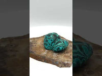 Polished Malachite, Chrysocolla Freeform,Zaire, Africa #4