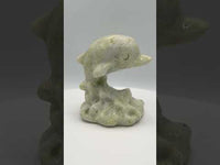 Lantian Jade Carved Dolphin #2