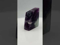 Feather Fluorite Free Form with Rainbows #2
