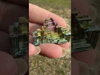 Bismuth Crystal Specimen, Grown in Germany