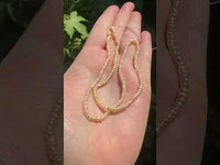 Peach Freshwater Pearl Strand #8