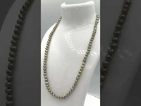Light Lime Freshwater Pearl Strand #10