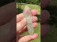 Double Terminated Prasiolite Scepter Wand #3