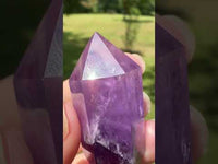 Double Terminated Phantom Amethyst Scepter Wand #12