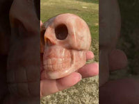 Orange Jade Skull #10