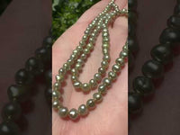 Lime Freshwater Pearl Strand #10