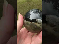 Volcano Agate Sphere UV Reactive #3