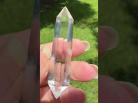 Natural Quartz Double Terminated Wand Point #13