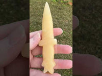 Calcite Carved Knife