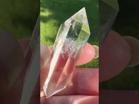 Natural Quartz Double Terminated Wand Point #20