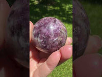 Spark Lepidolite Sphere #2