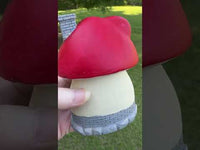 Red Mushroom Fairy House – Lightweight Whimsical Décor