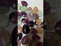 Pearshape Candy Fluorite Palmstones