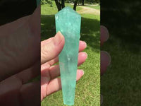 Neon Green Fluorite Scepter #1