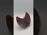 Money Agate Carved Moon #2