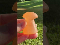 Peach Selenite Mushroom #7