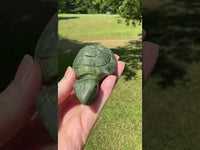 Nephrite Jade Hand Carved Turtle #6