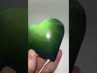 Rainbow Sheen Obsidian Heart #10