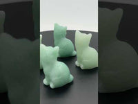 Green Aventurine Carved Cat