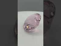 Light Pink Glass Gemstone Paperweight
