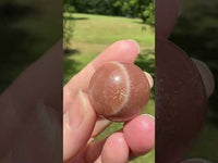 Sparkling Sunstone Sphere mixed with Moonstone #12