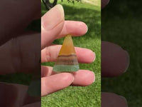 Banded Multi Color Fluorite 27x21mm 52.95ct
