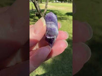 Double Terminated Chevron Amethyst Point #4