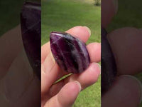 Pear Shape Candy Fluorite Cabochon #10