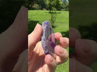 Dyed Purple Agate Slice #2