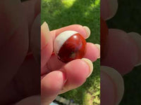 Red Jasper and Howlite Poke Ball Sphere