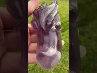 Fluorite Dragon Head Carving #4