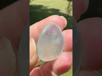 Clear Aquamarine Tumble for Wire wrapping, etc