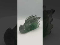 Fluorite Dragon Head Carving #15