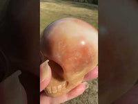 Orange Jade Skull #7