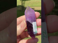 Double Terminated Phantom Amethyst Scepter Wand #22