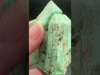 Indonesia Turquoise Crystal Tower 79g – Natural Vugs & Layered Matrix #3
