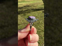 Natural Charoite Ring #36
