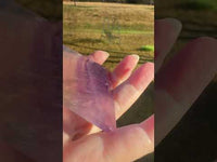 Rhombus Shaped Fluorite Carving with Stand #5