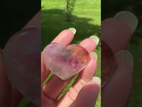 Candy Fluorite Carved Heart #1