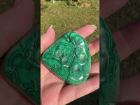 Polished Malachite Freeform Zaire, Africa #8