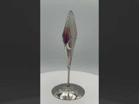 Rhombus Shaped Fluorite Carving with Stand #8