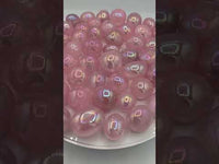Bubblegum Pink Rose Quartz Aura Tumbles