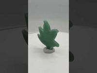 Green Aventurine Cannabis Leaf Carving #5