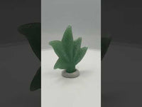 Green Aventurine Cannabis Leaf Carving #6